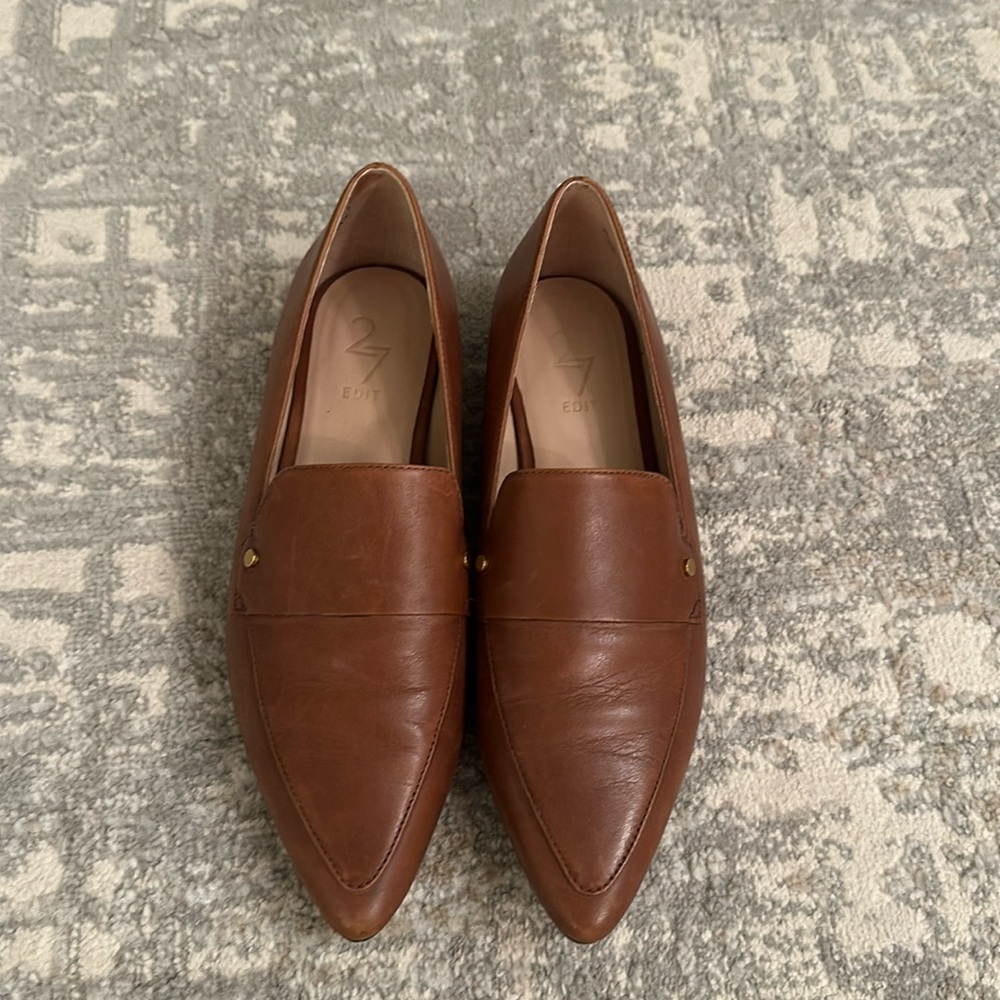 Naturalized loafers Tan, Size 6.5, Leather